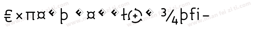 Expert Regular otf字体转换